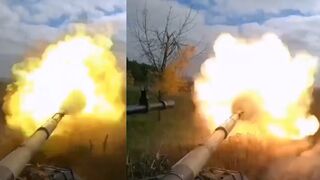 Ukraine’s 25th Airborne Brigade tank crew in combat