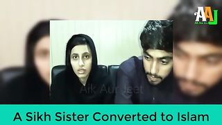 Sikh sister converted to  Masha Allah