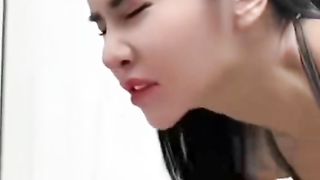 what is she doing?