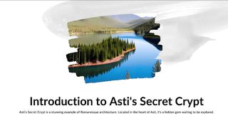 Asti's Secret Crypt Hidden Treasure of Roman Architecture