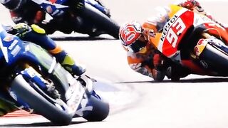 Marc Marquez vs Valentino Rossi LAP 5