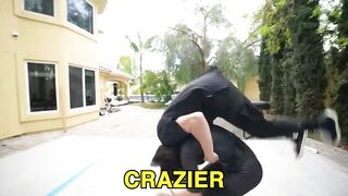 J’ai essayé les cascades de super-héros.......
