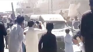 Ambulance was also hit | Public News | Breaking News | Pakistan Breaking News