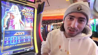 BIG WIN On This Zeus Power Link Slot Machine!