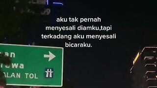 Aku tak akan sesali