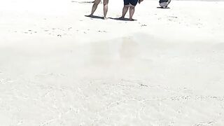 Find White Sand on sea water