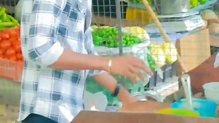 Small boy enjoy in tha