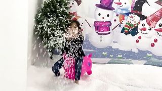 Indoor playground for kids with toys - family fun for children