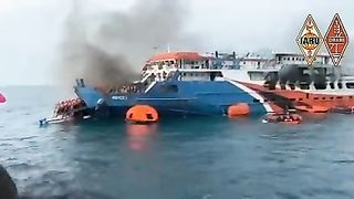 Kebakaran kapal merak Bakauheni
