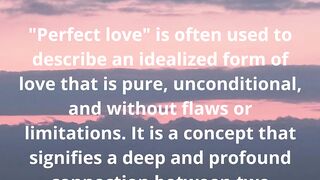 perfect love