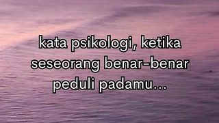 Ketika seseorang benar-benar peduli padamu