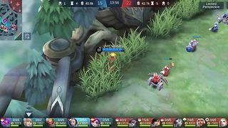 Mobile legends Moment's 1v1 on ranked match.