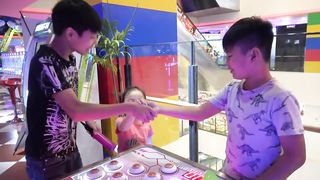 Indoor playground for kids pretend play with Abckidtv Misa   Funny Video for children