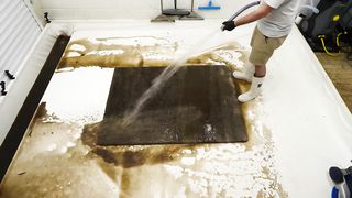 This Is Not A Brown Rug ☝ Satisfying Time Lapse Carpet Cleaning