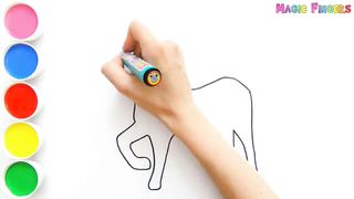 Standing Magic Unicorn | Learn How to Draw Basics With This Video