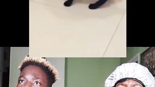 Though the mouse was under his feet