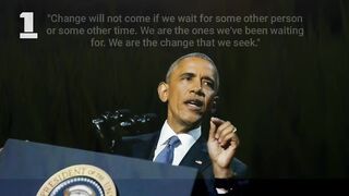 Inspiration by president barack obama