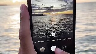 cara foto sunset pakai hp android