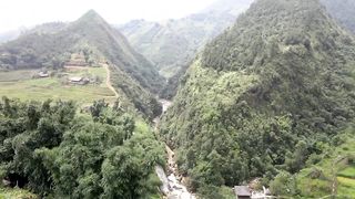 Video Views of rice fields in Indonesia