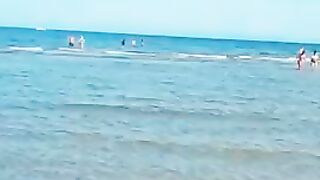 Larnaka finikodes beach in cyprus