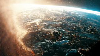 burning planet