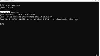 First Java Program using Notepad