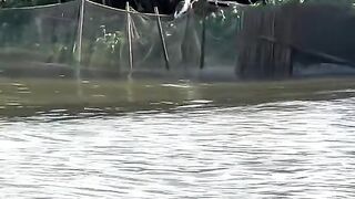 fishing in dangerous places