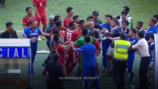 Gak terima kalah kemboja cari ribut sama Timnas indonesia