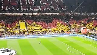 Atmosfer derby Milan sansiro italy champions league