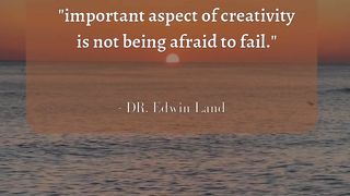 Don't be afraid to fail, we can do it!!!