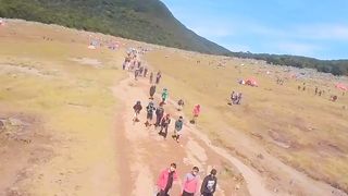 climbing , Mount Gede Pangrango, Indonesia