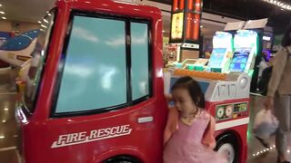 Misa with Picachu and Toys Car Indoor playground for children - Video for kids