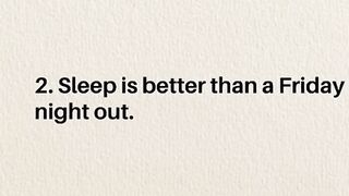 The Mature Motivational Story about Sleeping