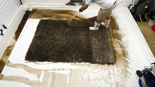 Pulled From The Rubbish, Sanitised And given To Charity Carpet Cleaning Satisfying Video