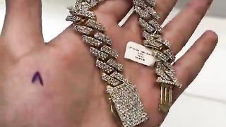 Real Diamond & Solid Gold Bracelet