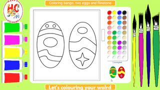 Coloring Egga and Bango