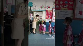 Amazing teacher and children