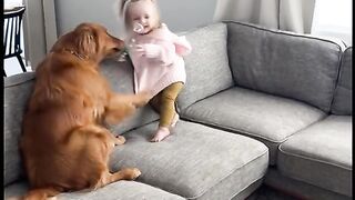 Child and Dog