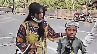 Injured Child in PTI protest