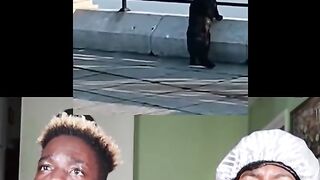 Reaction to watching funny cats ,????