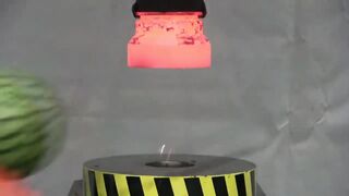experiments using a hydraulic press machine