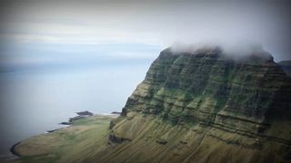 Nature video relaxation,flying over iceland with relaxing music