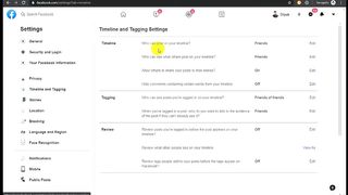 How To Facebook Timeline Settings - How To Facebook Tags Settings