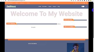 I Create a FREE ZED NEWS Template Test Website For Public
