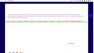 I Create a Tech Related Youtube Video Tricks Website For Public