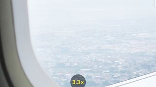 airplane zoom from airplane with samsung s23 ultra
