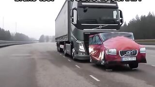 AUTOMATIC BRAKE TEST: VOLVO vs SCANIA