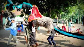 Beauty of Regional Art "Obrog Liong Barongan Temiyang"