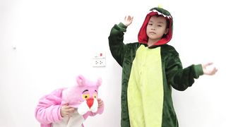 Baby and sister with kids song