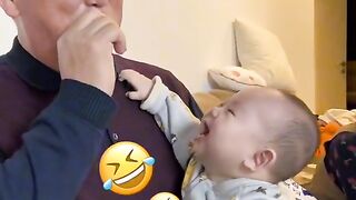 Bursts of Bliss: The Enchanting Laughter of a Baby"